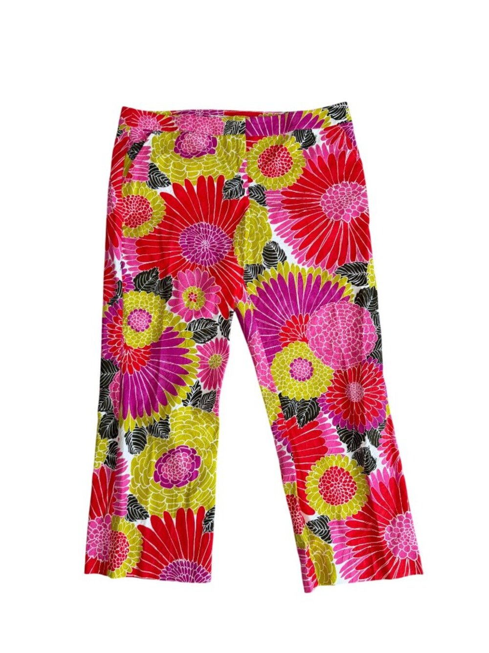 TRINA TURK Floral Crop Dress Pants Size 14 - Picture 12 of 12